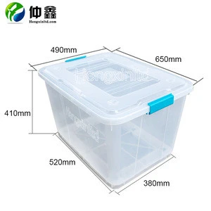 manufacture waterproof portable transparent plastic boxes/stackable container