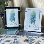 Manufacturer Floating Picture Frame Aluminium Enamel Home and Table Decorative Photo Frame Aluminum Customized 4 Color 120PCS
