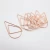 Import Manufacturer unique office decorative fancy metal rose gold file binder paper clips from China