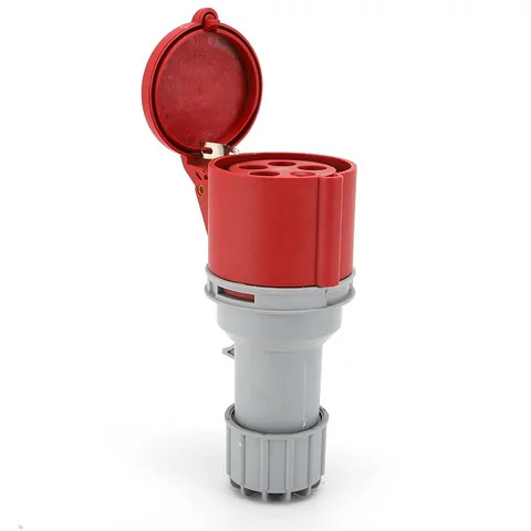 manufacturers price 5pin waterproof and dustproof 32A IP44 3P+E+N Industrial socket