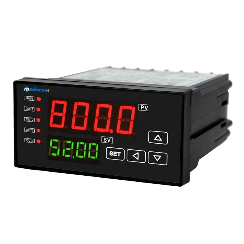 MCR490:1/8 DIN 0.2%FS Programmable PID Auto Self-Tuning /Manual Digital Process PID Controller with RS485/RS232 Mobus