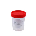 Medical consumables 100ml urine container with screw cap