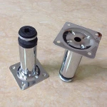 metal chrome adjustable furniture leg for sofa