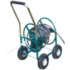metal four wheel Garden tools garden watering hose carts wheelbarrow
