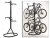 Import metal stand for bicycles from China