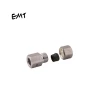 Metric bite type male female sleeve compression tube fitting connectors
