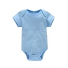 Michley Ready to ship Summer Solid Clothes Infant Boys Jumpsuits 100%Cotton Girls New Born Baby Clothes