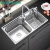 Import MICOE 304 stainless steel large single  kitchen sink  kitchen wash basin faucet set from China