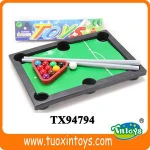 mini billiard table, mini billiard balls, mini billiards game table