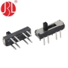 Mini slide switch DP3T MS-23D18 2P3T vertical DIP type,DC 12V 0.5A dpdt slide switch 8 pin 10,000 cycles operating life test