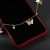 Import minimalist style Alloy Jewelry Pentagram Pendant Clavicle Chain Silver/Gold Plated Butterfly Choker Necklace from China