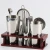 Import Mirror silver wine mixer good sealing shaker professional Shaker cup bar set tools from China