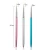 Import Miyaup new style 3 colors 5/7/9mm metal handle drawing brush pen write tool painting pen beauty nail brushes set from China