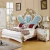 Import MMD8006  Fine fabulous bedroom furniture champagne silver royal carved master king size full bed set from China