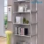 Import Modern & Contemporary Clear Lucite Acrylic and Gold 5-Shelf Open Bookcase from China