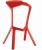 Import Modern Contemporary Design Stackable Plastic Bar High Chair Stool with Back for Pub Counter from China