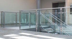 Modern Design 304 stainless steel balustrade factory mirror stainless railing for stairs