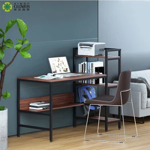 Modern Design Models Personal Large detachable Home Office Furniture Computer Desk With Bookshelf
