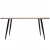 Import Modern industrial metal base rectangle home kitchen wood top dining table set from China