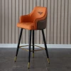 Modern leather high chair bar stools chair