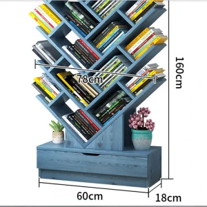 Modern style cheap  bookshelves customized wooden new design bookcases