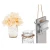 Import Modern wooden wall decor artifical flower crafts  with Led light in a glass bottle from China