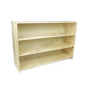Montessori school furniture for pine solid wood shelf