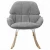Import Morden Removable Fabric Cushion Living Room Rocking chair For Home Furniture from China