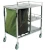 Import most popular hospital trolley top-grade stainless steel medical trolley for dirty and waste from China