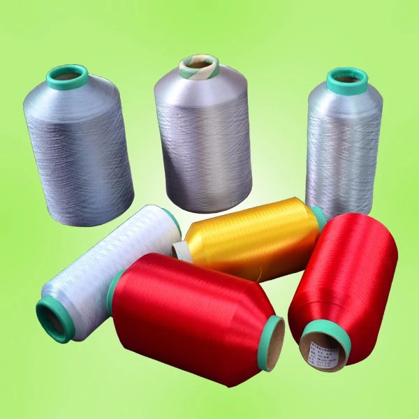 Ms Type Silver Embroidery Polyester Metallic Yarn For Weaving