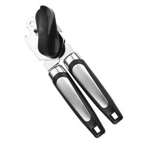 Multifunction manual can tin opener with smooth edge