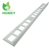 Multifunctional silverceramic edge flexible chrome l shape tile trim