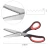 Multifunctional Stainless Steel Cloth Cutting Art And Crafts Paper Serrated Sewing Scissors