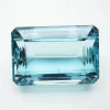Natural Aquamarine Octagon Gemstone Faceted Medium Sky Blue Loose Gemstone Aquamarine Octagon Cut Aquamarine Ring
