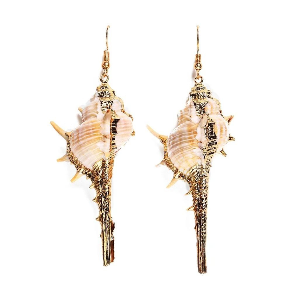 Natural Real Sea shell Earring Jewelry with factory price !!