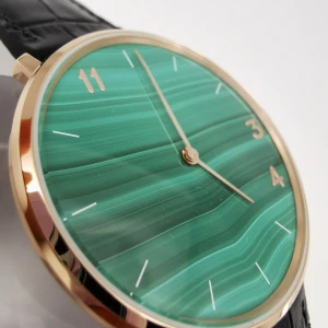 Natural Stone Stainless Steel Case Watch