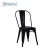 Import Navy Blue Outdoor metal stackable dinning chair,Metal chair in powder coating,Vintage metal bar chair from China