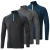 Import New arrival custom mens half zip compression thin long sleeve run top cycling wear from China