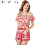 New brand ladies dress off shoulder design summer clothing women casual shirt dresses