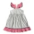 Import New cute girls summer frock design top dress best quality boutique clothing from China