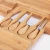 Import New Design Bamboo Integrate Cutlery Cheese Board from China