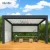 Import New Design Eco Friendly Canopy Roof For Garden Aluminium Spice Rack Pergola For Backyard from China