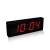 Import New Design Electronic 3D Digital Red Remote Control Led Wall Clock from China