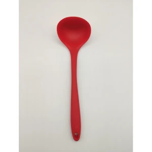 New Design Food Grade Bpa Free Cooking Kitchen Utensils Tool Non Stick Soup Ladle Silicone Spoon