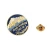 Import New design gold shiny mountain lapel pin shape metal round lapel pin from China