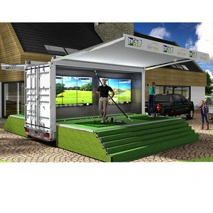 New Design Mobile Entertainment Center Outdoor Golf Simulator Container