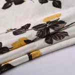 New design viscose jacquard yarn dyed 3d dress woven interlining 100% spun rayon printed fabric for dress