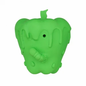 New designed apple pet toys for chewing treat dispensing and interaction