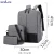 Import New Fashion 3 Pieces Set Polyester Wear-Resistant Laptop Backpack USB Charging Interface Travel Bag from China