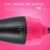 New portable travel electric rotating hot air straightener comb professional salon one step 3 in 1 ionic blow brush hair dryer